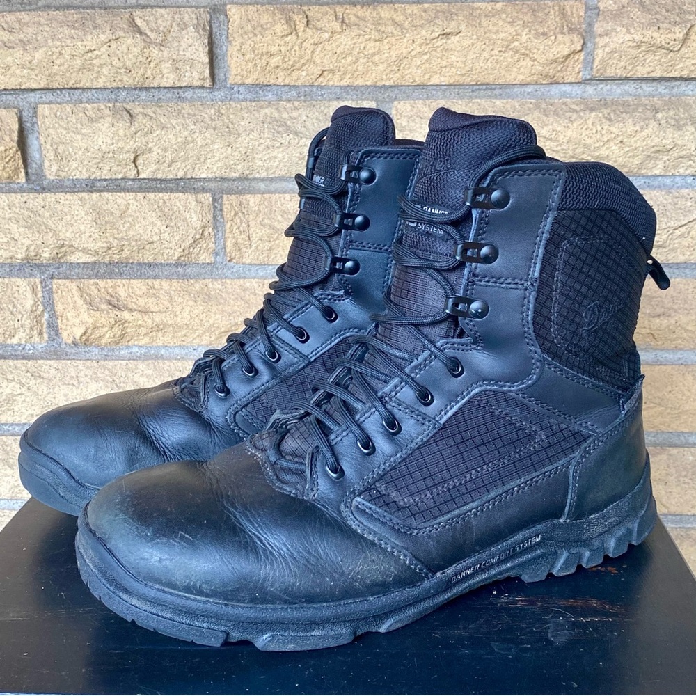 DANNER (Wide Width) Lookout 8” Waterproof Work Boots: Size 12EE
